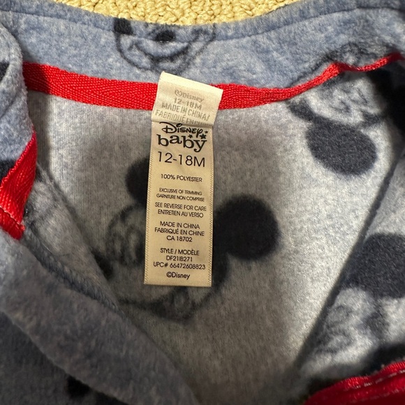 Disney Mickey Mouse Micropolar Fleece for Boys 2-Piece‎ Set - Picture 4 of 5